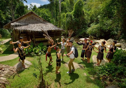 Sabah traditional Sumazau dance