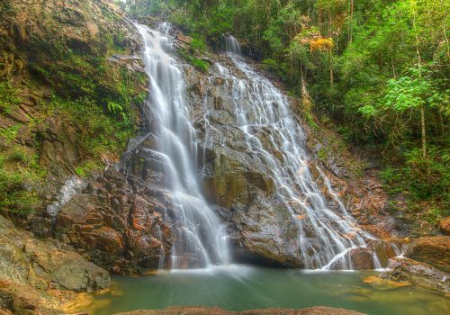 Seri Mahkota Endau Rompin Pahang waterfall