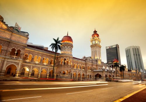 This remarkable edifice, built in 1897, was named after the State Ruler and served as the government administration building during the British era. Boasting a Mahometan or Neo-Saracenic style, the building is constructed entirely of brick. It was the largest building of its day and was said to be the finest in the Malay states.