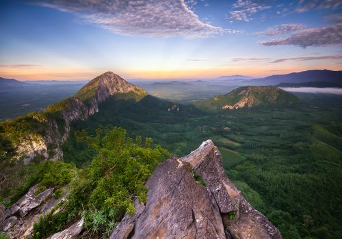 Drone view of Gunung Baling